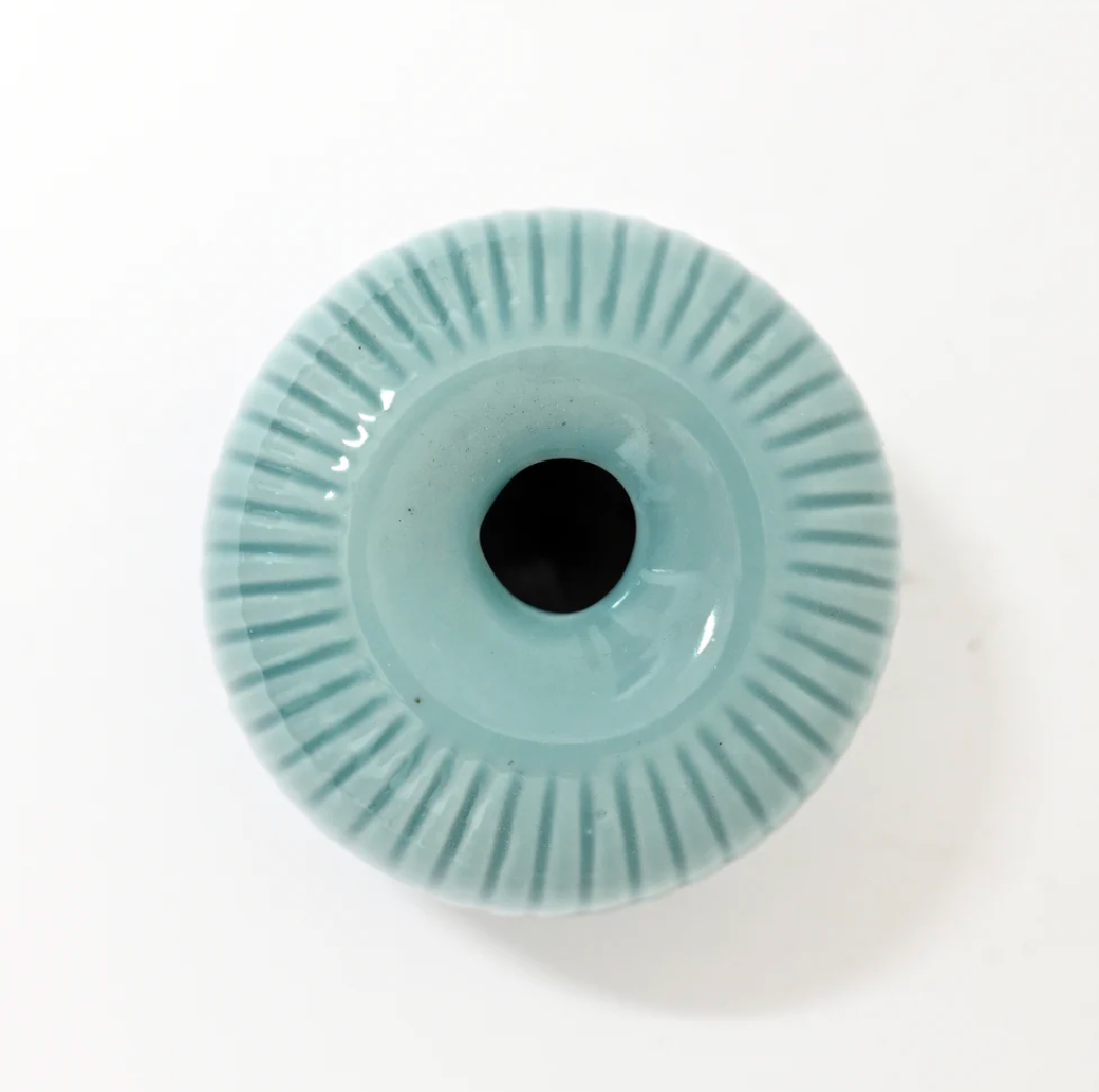 Matcha Whisk Stand Porcelain Turquoise