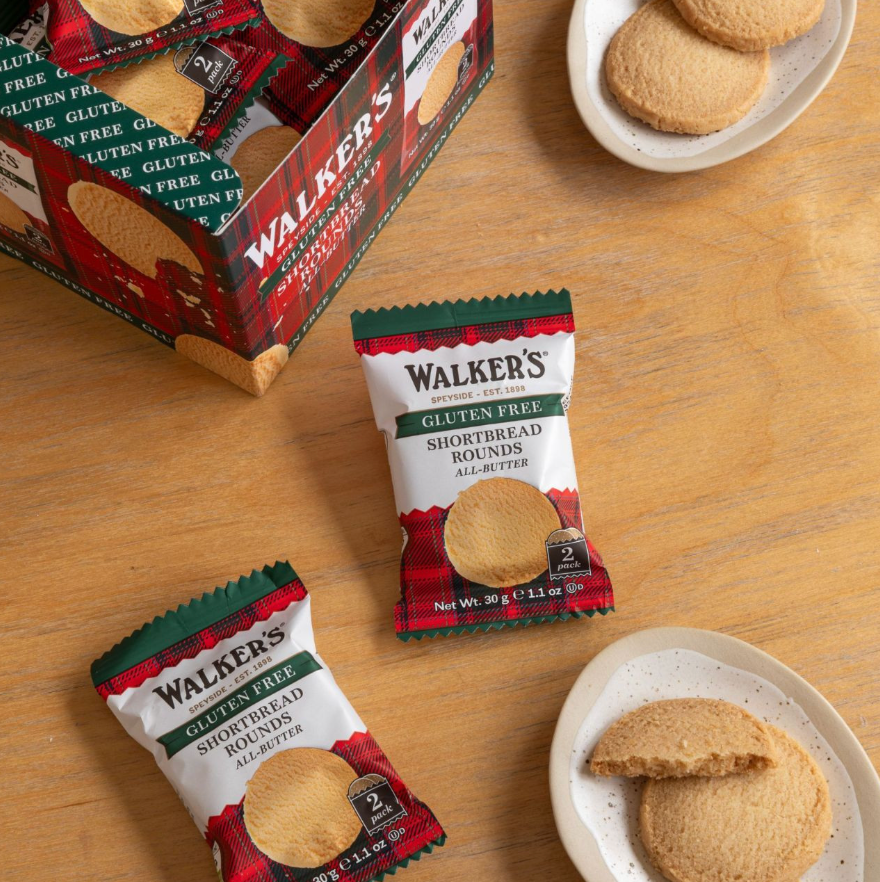 Gluten Free Shortbread Cookies by Walkers Shortbread-2 Pack