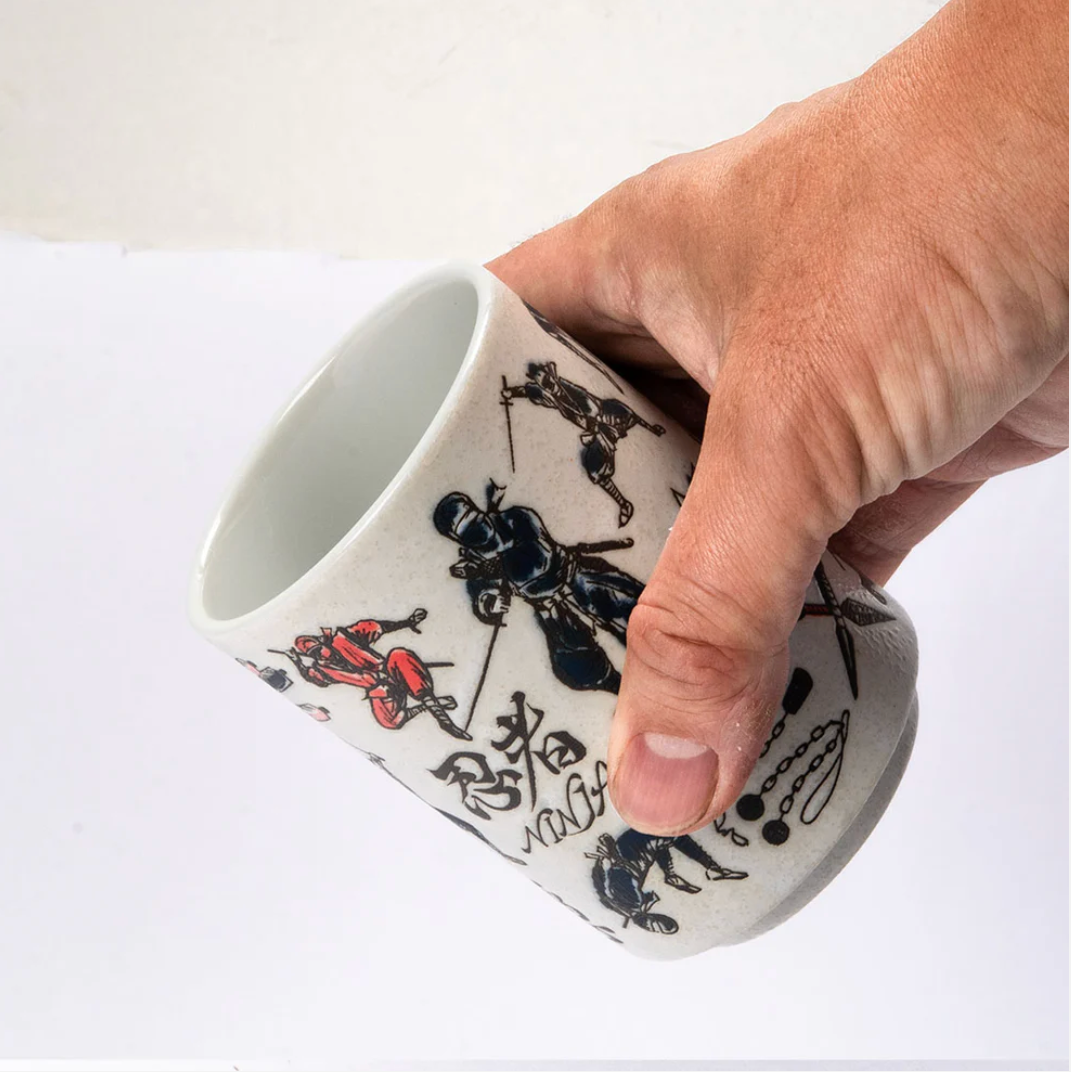 Japanese Ninja Yunomi Style Tea Cup Reactive Glaze 9 fl oz