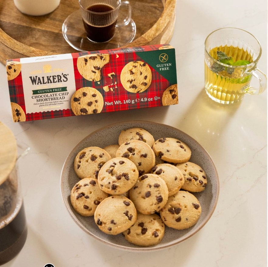 Walker's Shortbread Gluten Free Chocolate Chip Shortbread Cookies