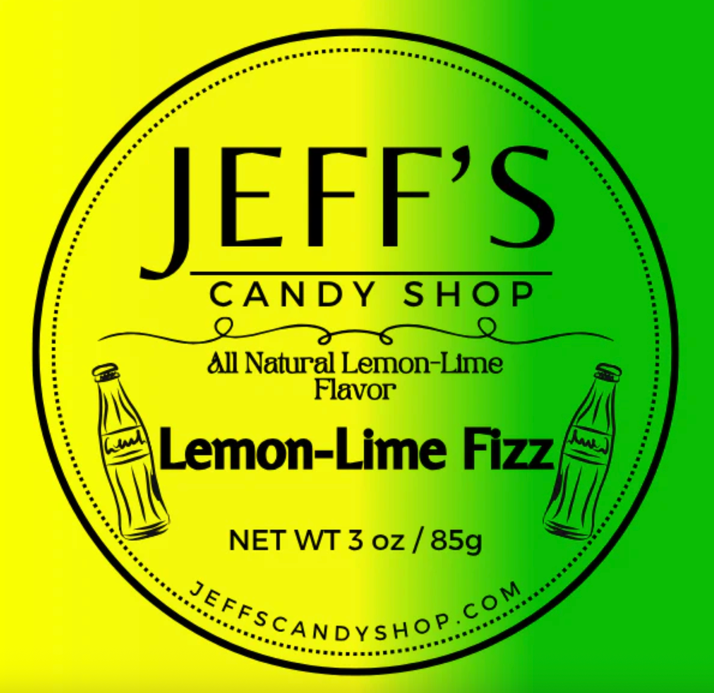 Lemon Lime Fizz Candy Drops by Jeff's Candy Shop