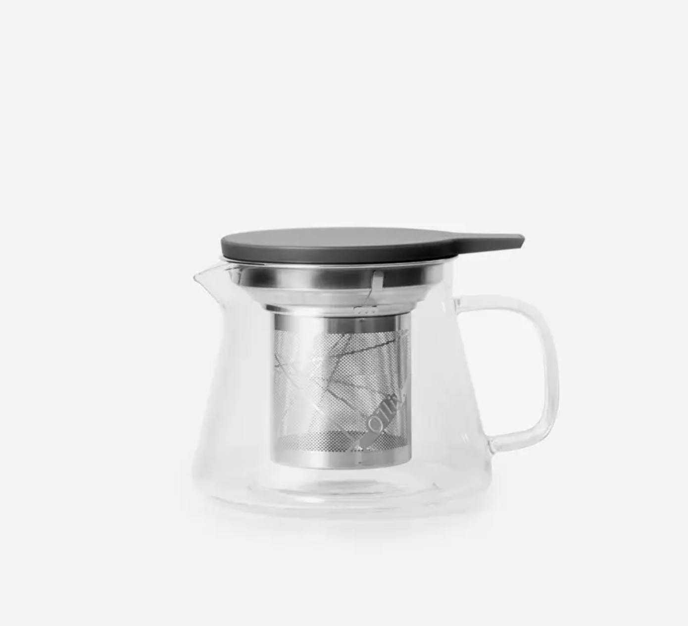 Teaset Kit 500ml Glass Teapot with Removable Infuser and Teawarmer-Medium by 01Living