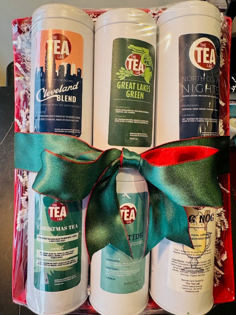 6 Tin 2oz Ultimate Tea Lab Collection Gift Tray