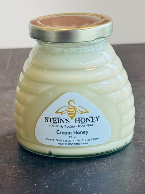 Creamed Raw Honey 12 oz. by. Stein's Honey