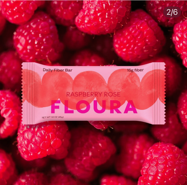 Raspberry Rose Prebiotic Bar by Floura & Co.
