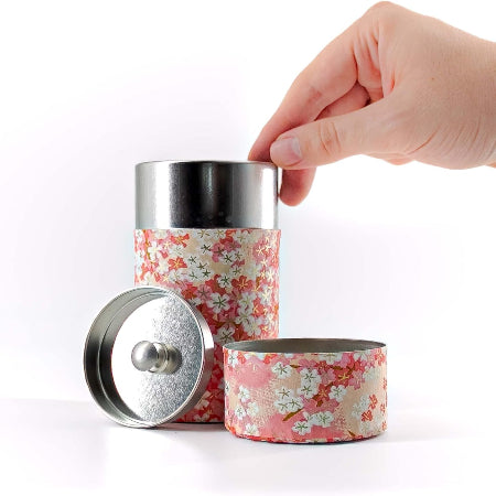Kazuko 5.3oz Japanese Tea Storage Tin