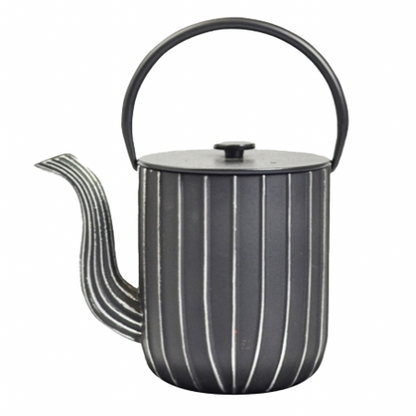 Cast Iron "Marage" Teapot Black/Silver by Frieling