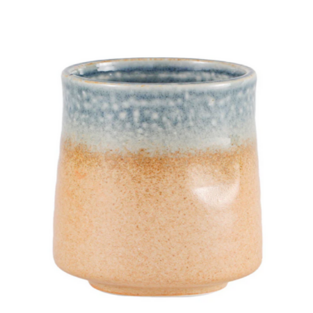 Yunomi Tea Cup Reactive Glaze 9 fl oz Ao Nagashi by Urban Tokyo