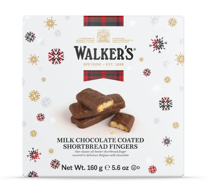 Milk Chocolate Coated Shortbread Fingers 5.6 oz. by Walker's Shortbread
