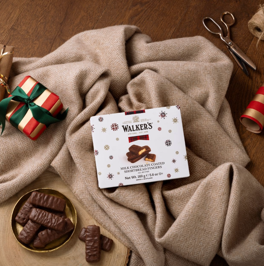 Milk Chocolate Coated Shortbread Fingers 5.6 oz. by Walker's Shortbread