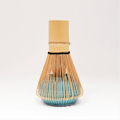Matcha Whisk Stand Porcelain Turquoise