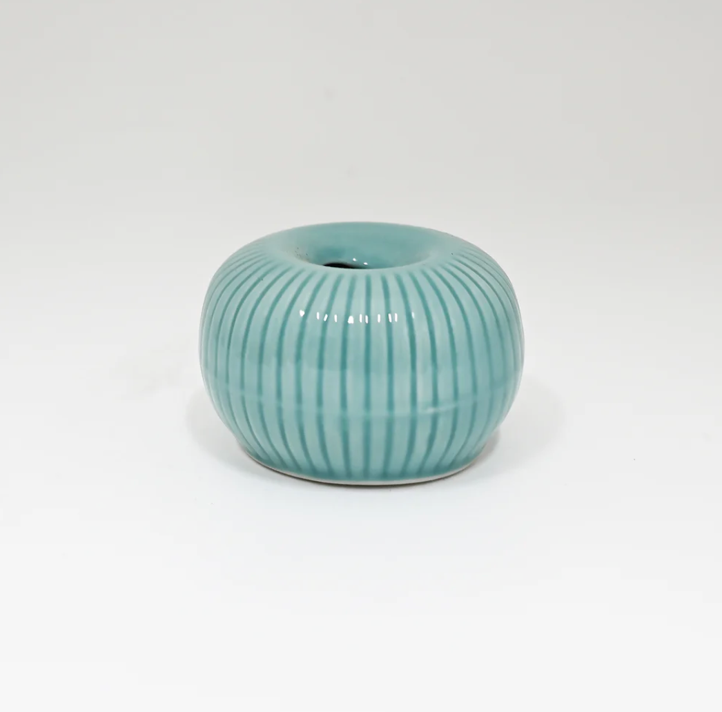 Matcha Whisk Stand Porcelain Turquoise