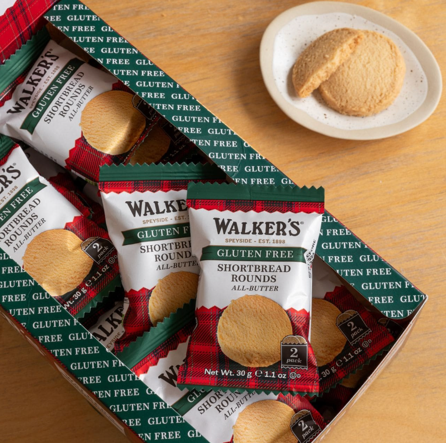 Gluten Free Shortbread Cookies by Walkers Shortbread-2 Pack