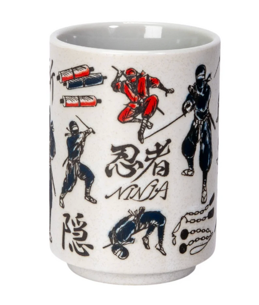 Japanese Ninja Yunomi Style Tea Cup Reactive Glaze 9 fl oz