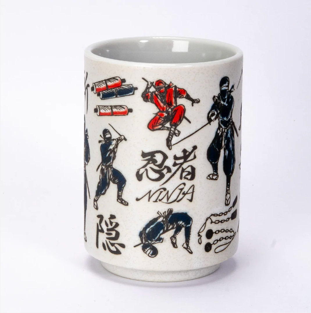 Japanese Ninja Yunomi Style Tea Cup Reactive Glaze 9 fl oz