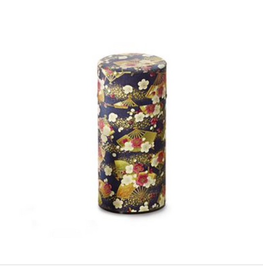 Rumiko 5.3 oz Storage Tin-Black/Gold