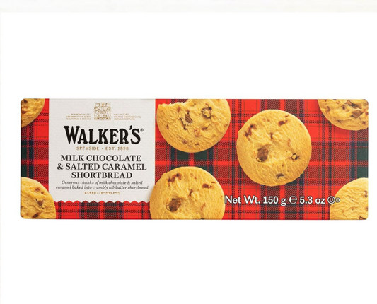 Walkers Salted Caramel & Milk Chocolate Chunk Shortbread