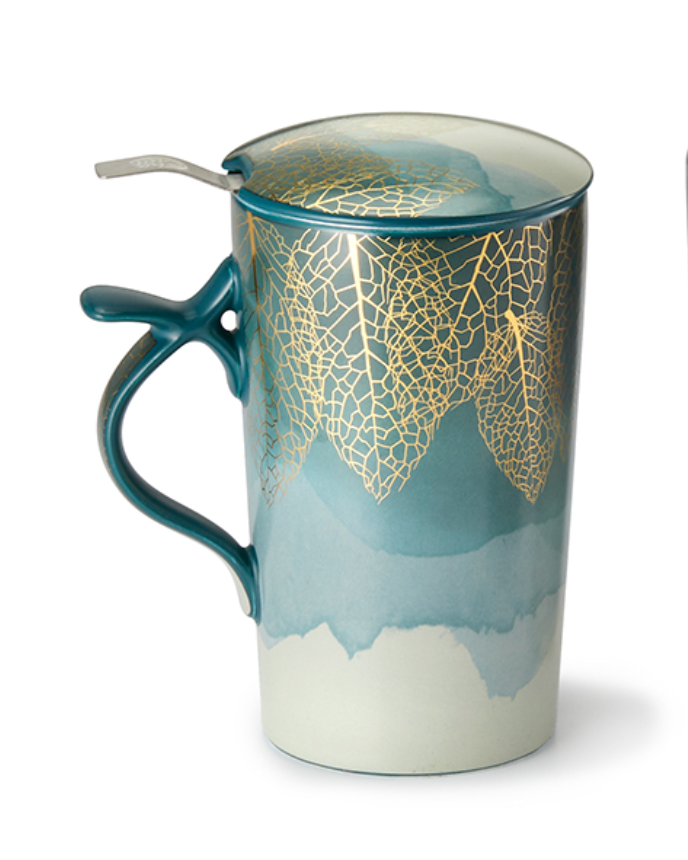 Golden Leaf Brew In Mug by teamug