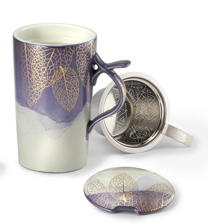 Golden Leaf Brew In Mug by teamug