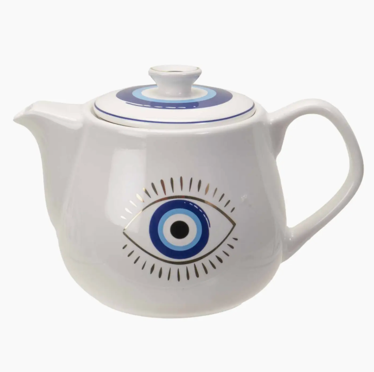 All Seeing Eye Teapot With Strainer by Pacific Trading