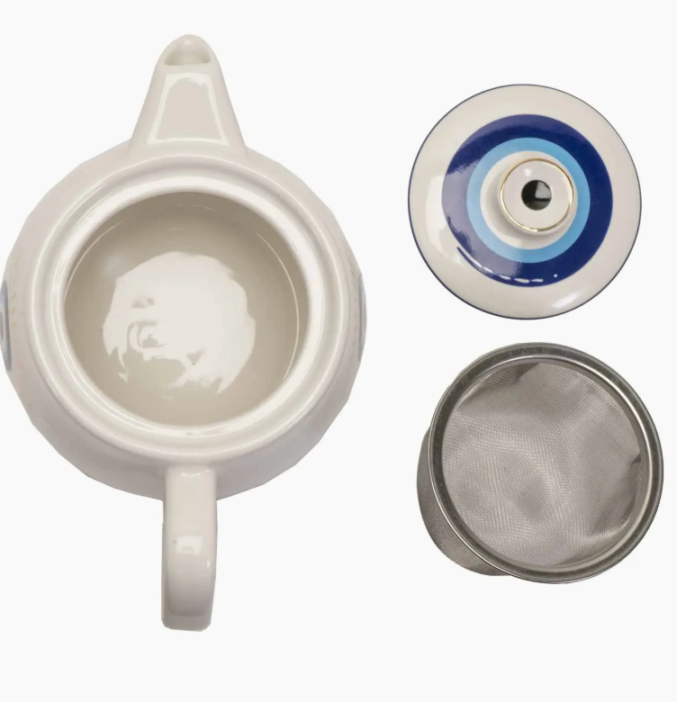All Seeing Eye Teapot With Strainer by Pacific Trading