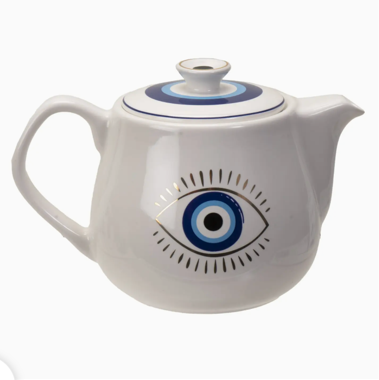 All Seeing Eye Teapot With Strainer by Pacific Trading
