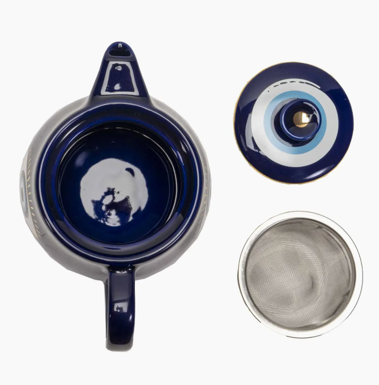 All Seeing Eye Teapot With Strainer by Pacific Trading