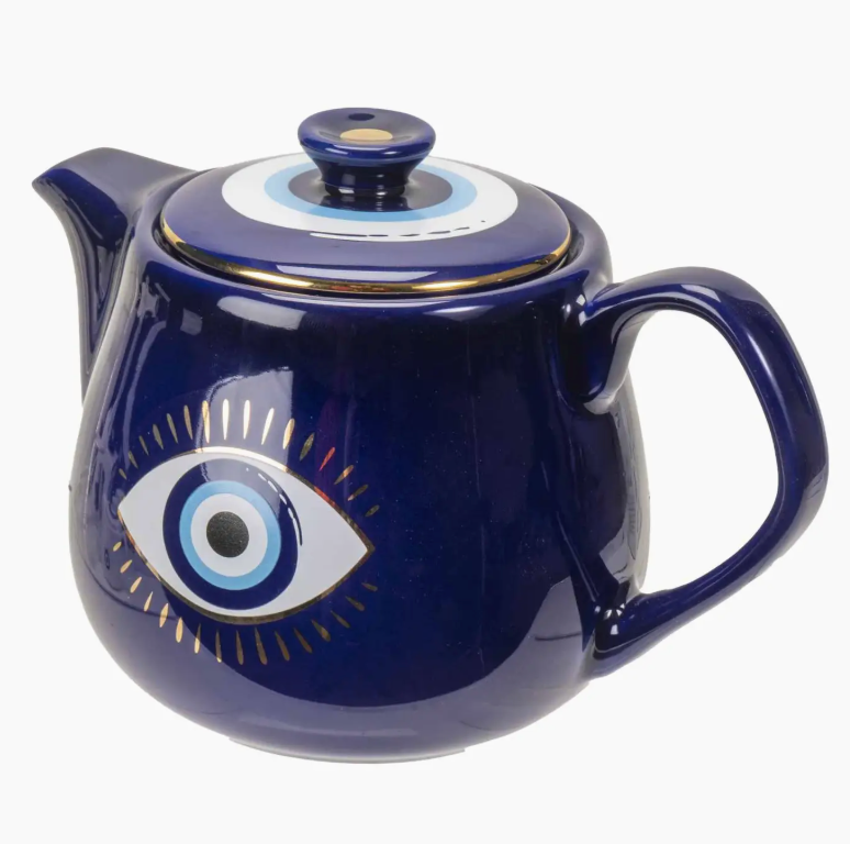 All Seeing Eye Teapot With Strainer by Pacific Trading