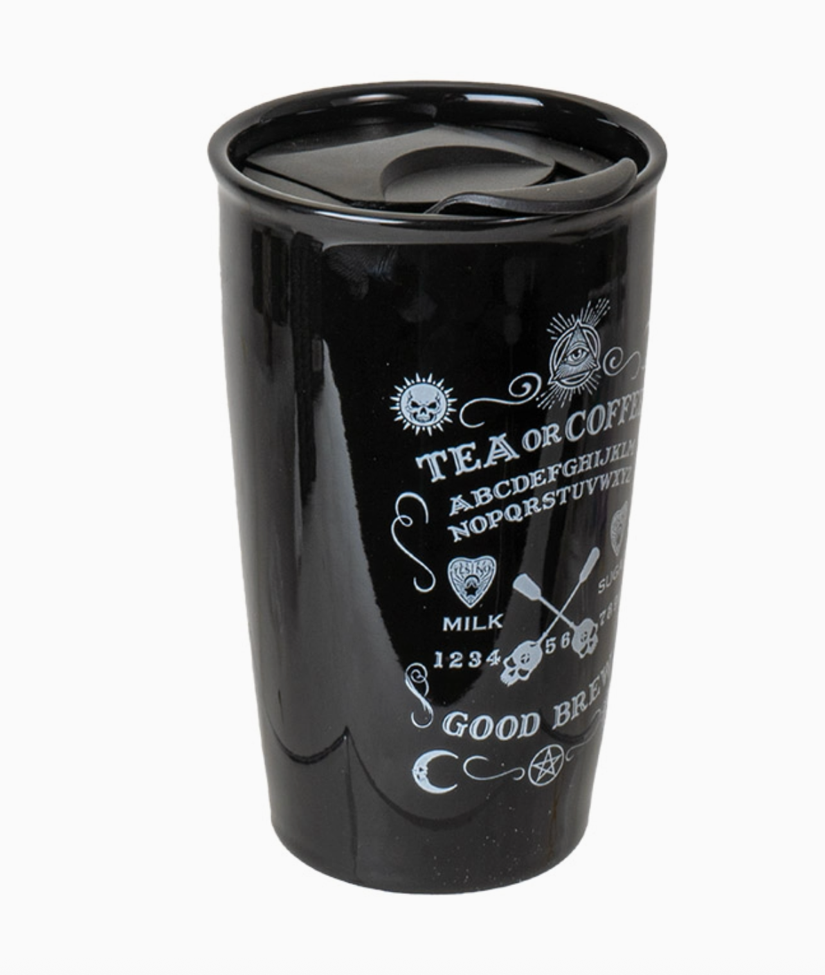 Ouija Good Brew Travel Mug By Alchemy Gothic UK