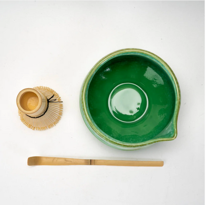 Matcha Set 20oz Porcelain Latte Bowl with Whisk and Scoop