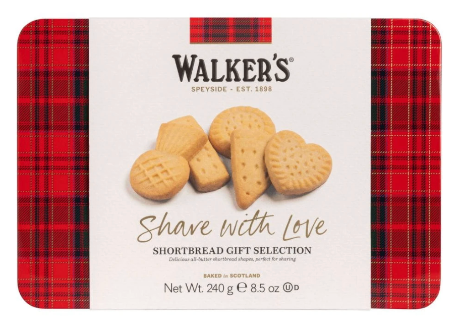 Share With Love Assorted Shortbread Tin 8.5 oz by Walker's Shortbread