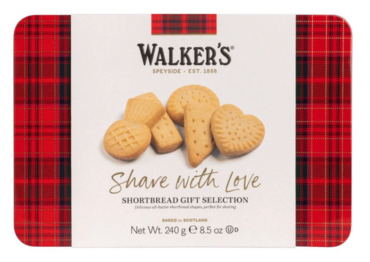 Share With Love Assorted Shortbread Tin 8.5 oz by Walker's Shortbread