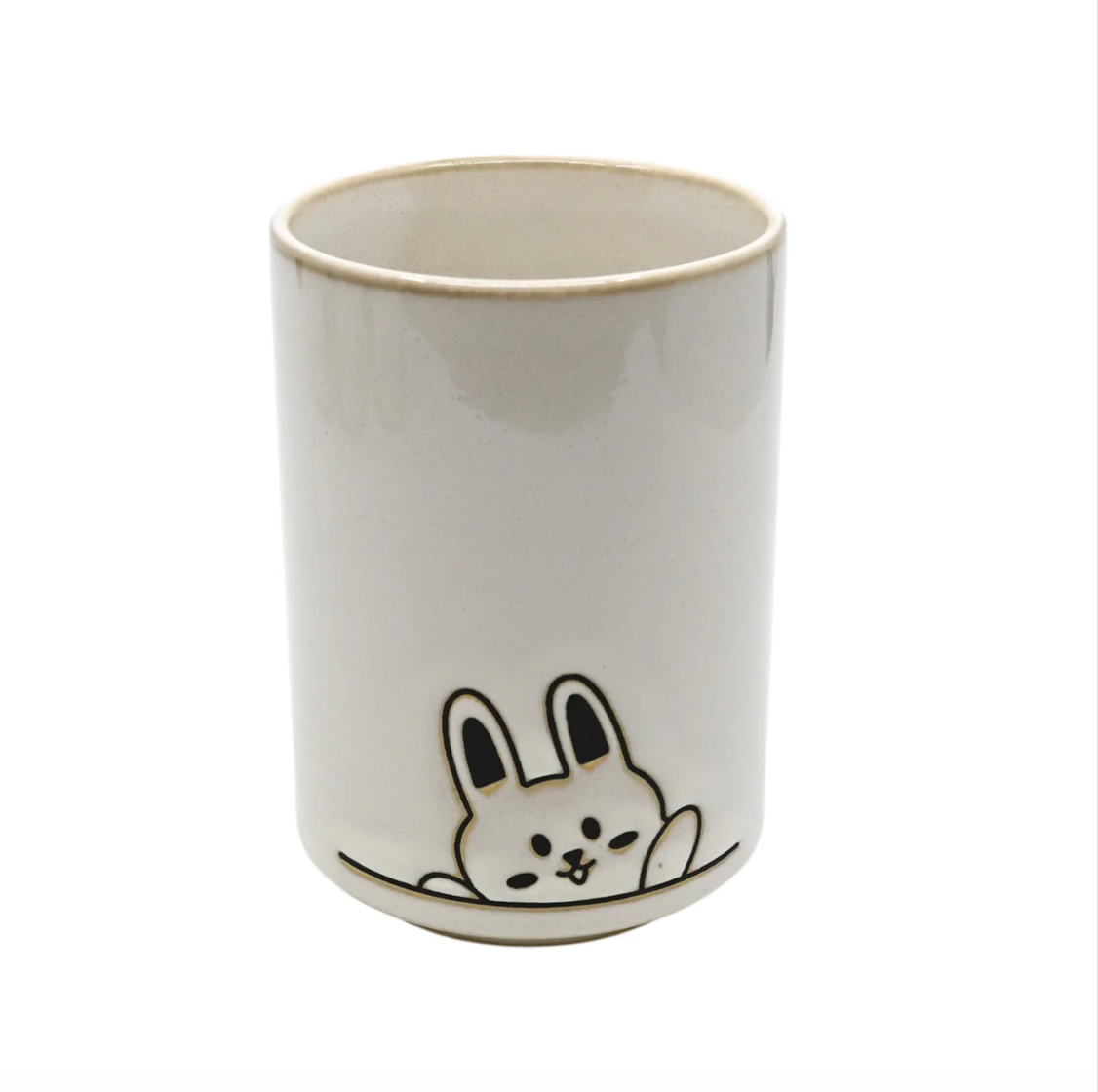 Bunny Yunomi Style Tea Cup Reactive Glaze 10 fl oz by Urban Tokyo