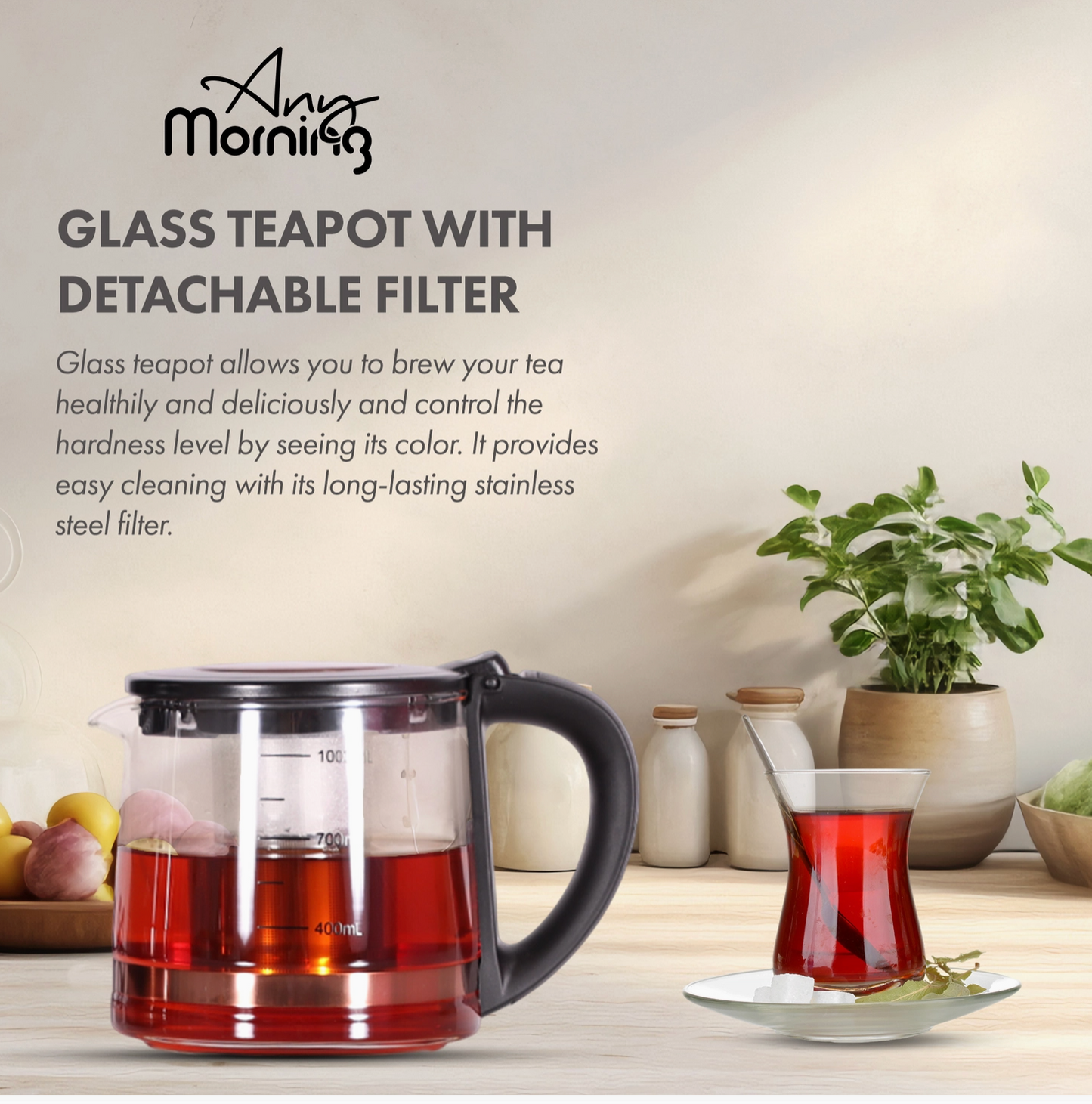 Any Morning 68 oz/ 2 Lt Turkish Tea Maker