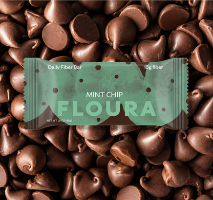 Chocolate Mint Chip Fiber Bar by Floura & Co.