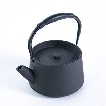 Modern Straight Edge Design 33oz Cast Iron Tea Pot by Urban Tokyo