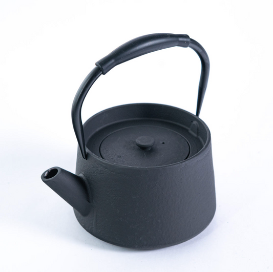 Modern Straight Edge Design 33oz Cast Iron Tea Pot by Urban Tokyo