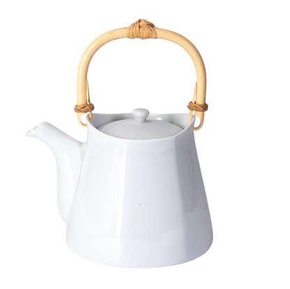 Miyama Sichifuku 14oz Minoware Porcelain Teapot by Urban Tokyo