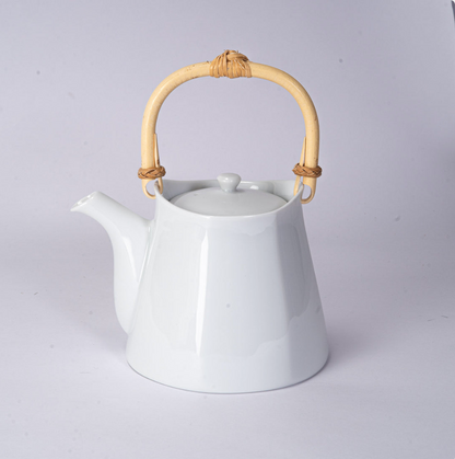 Miyama Sichifuku 14oz Minoware Porcelain Teapot by Urban Tokyo