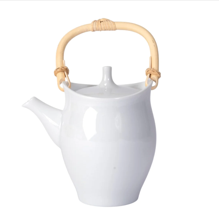 Miyama Kanon 14oz Minoware Porcelain Teapot by Urban Tokyo
