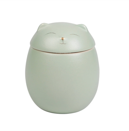 Lucky Cat 16oz Tea Canister by Urban Tokyo