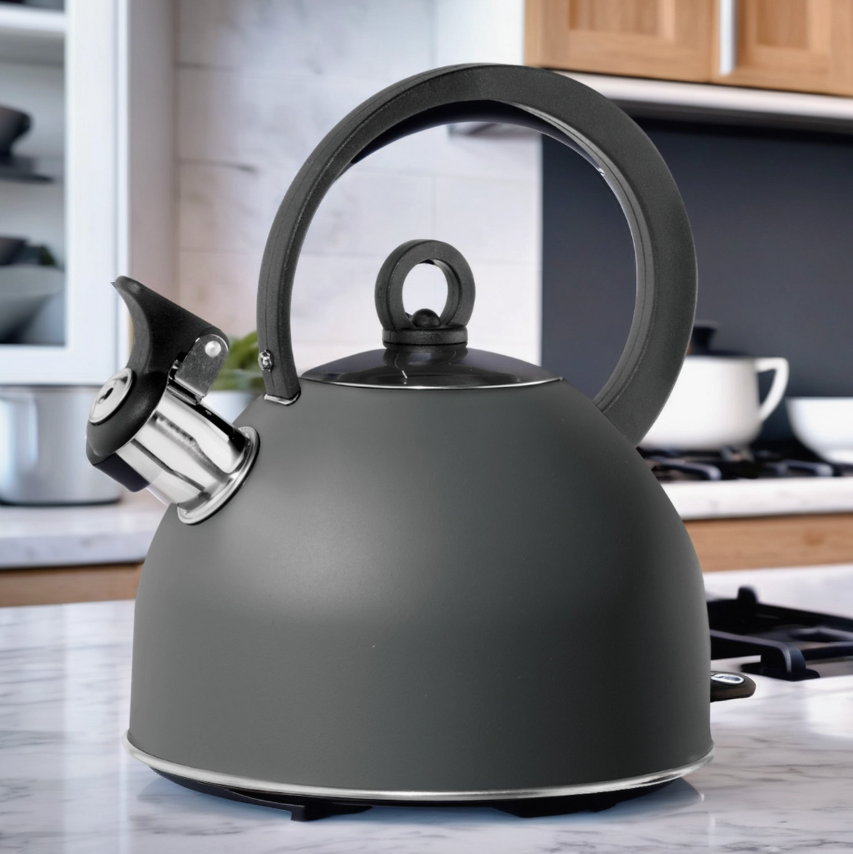 Whistling 64 Ounce Stovetop Kettle by Oggi