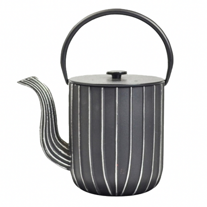 Cast Iron "Marage" Teapot Black/Silver by Frieling