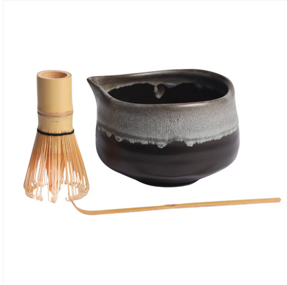 Matcha Set 20oz Porcelain Latte Bowl with Whisk and Scoop