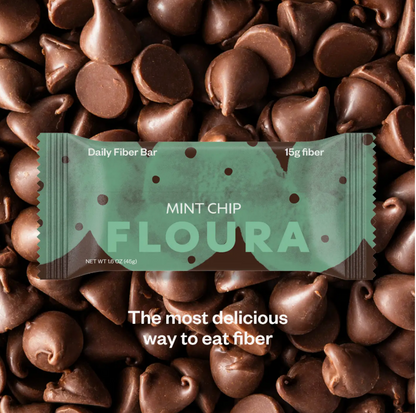 Chocolate Mint Chip Fiber Bar by Floura & Co.