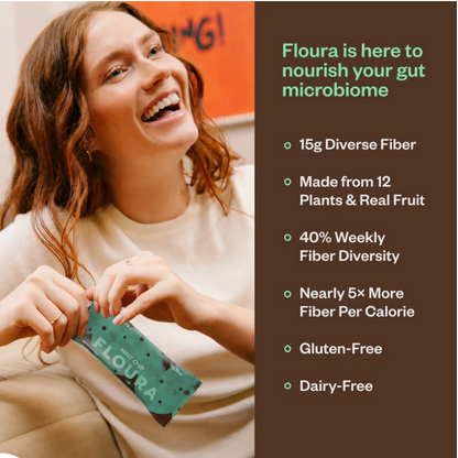 Chocolate Mint Chip Fiber Bar by Floura & Co.
