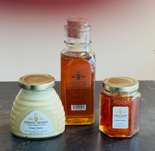 Raw Local Honey In 16 oz. Muth Jar by Stein's Honey