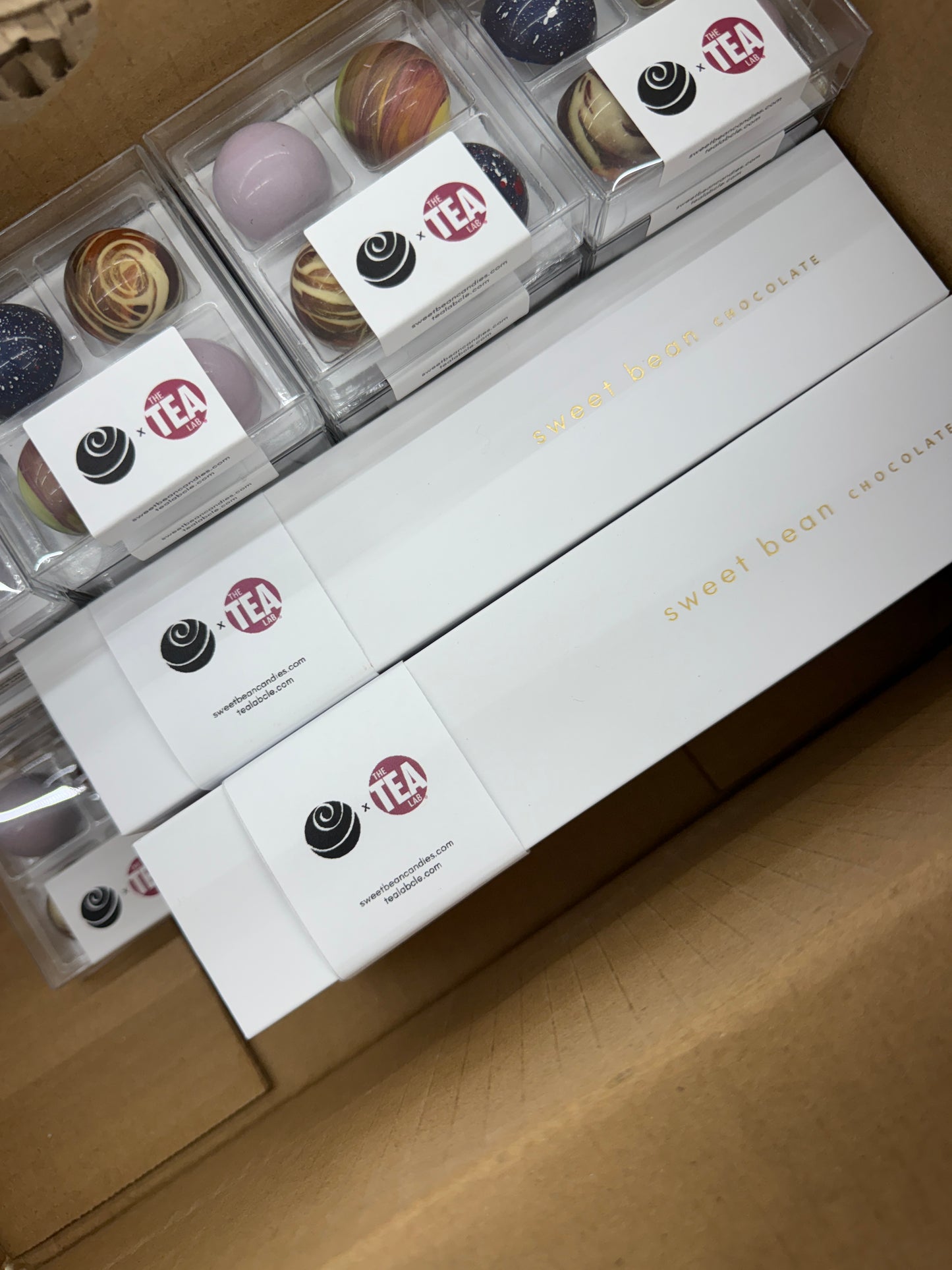 The Tea Lab X Sweet Bean 4 piece Bon Bon Box