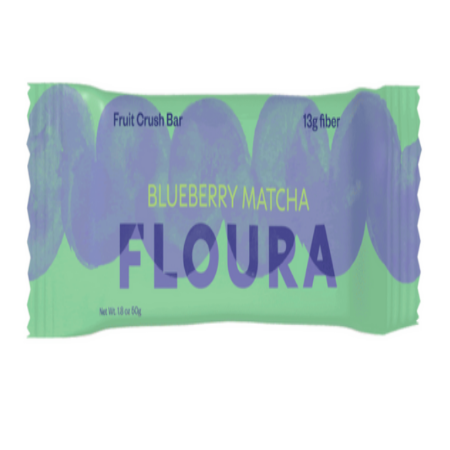Blueberry Matcha Prebiotic Bar by Floura & Co.
