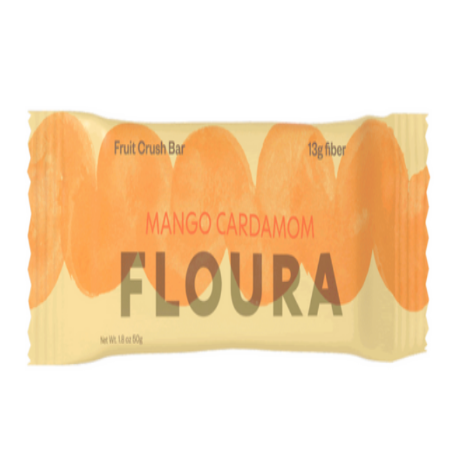 Mango Cardamom Prebiotic Bar by Floura & Co.